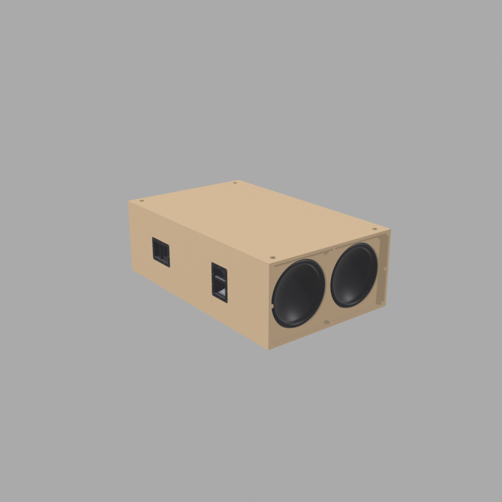 Finished subwoofer enclosure