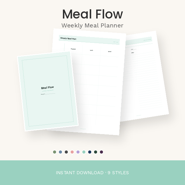 Stop Wondering What's for Dinner — Print This Planner — cover