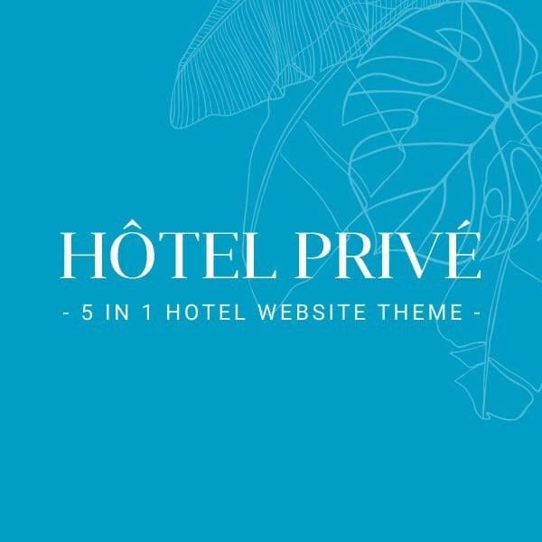HotelPrive Booking Resort WordPress Theme