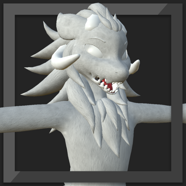 Furbrushed Wickerbeast King Normal, Height and Roughness Maps