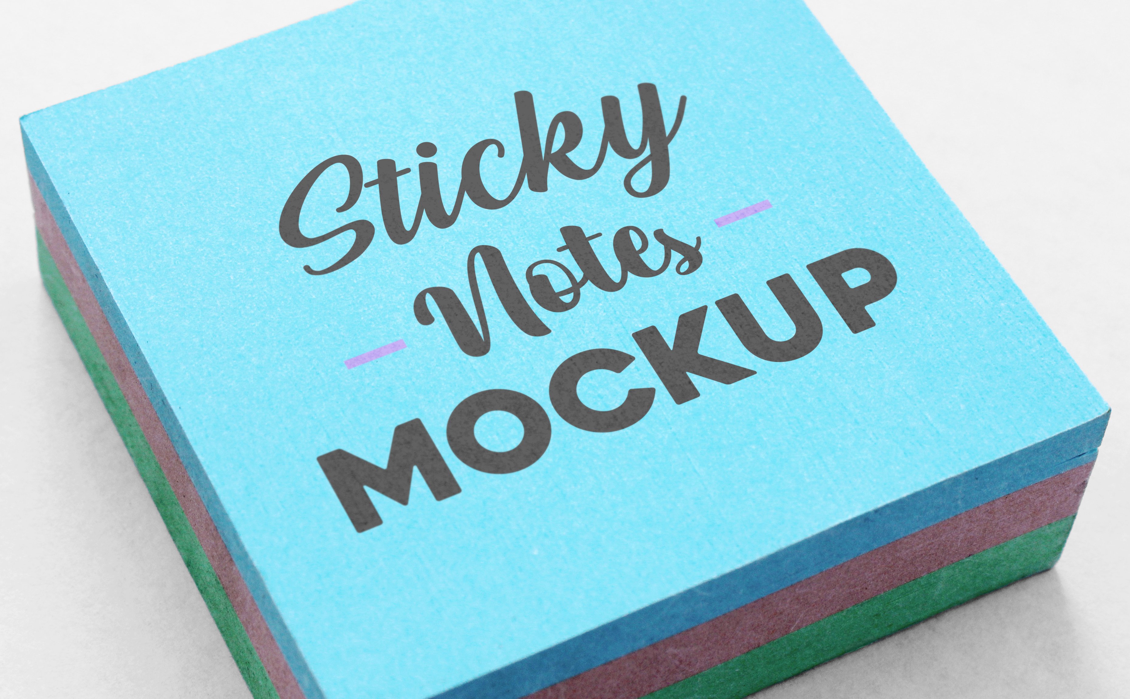 Sticky Notes Mockup