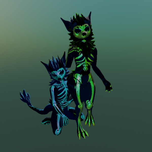 Nardoragon - Skeleton Emission Map