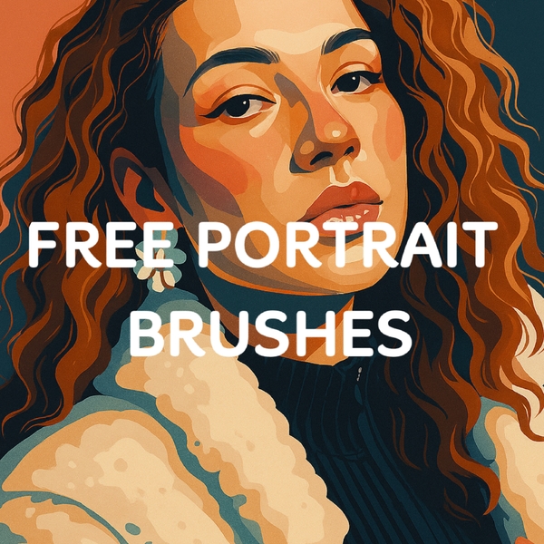 👁️ Limited Time: Download Free Procreate Portrait Brushes for Stunning Results + 5 Premium Textures! | Download Now🪔 by Lovell