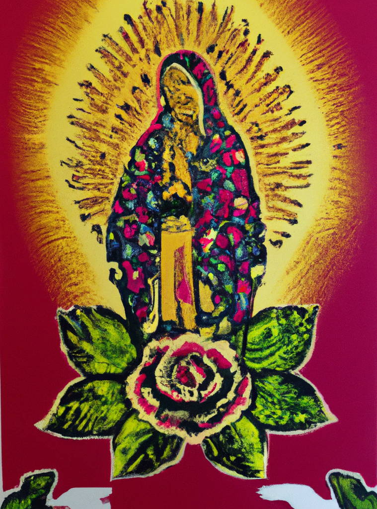 virgin-mary-faceless-pastel-painting