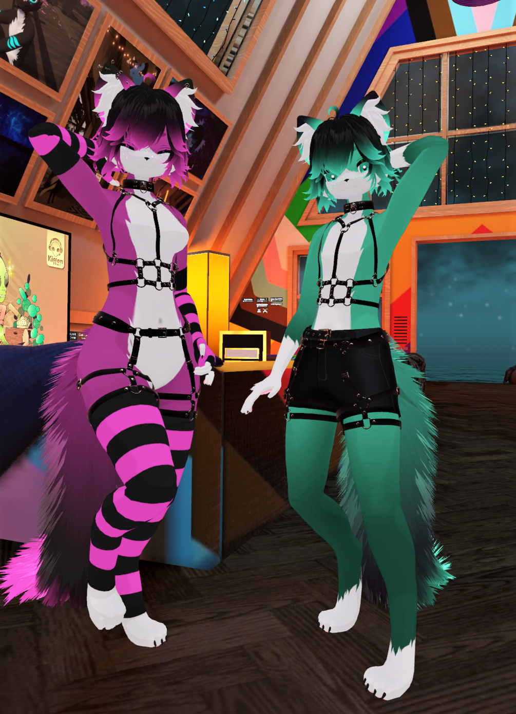 Furry VRChat avatar: Thoả sức sáng tạo với những chiếc bộ lông vô cùng đáng yêu trên VRChat. Cùng hòa mình vào thế giới Furry đầy màu sắc và thú vị. Khám phá những hoạt động tuyệt vời và gặp gỡ các thành viên cộng đồng yêu thích những avatar này.