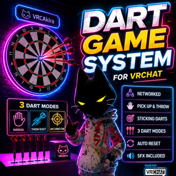 VRChat Darts Game System preview