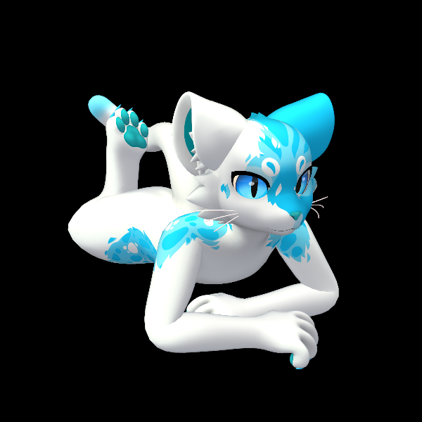 Mayu Tabby (Blue Piebald) by CATC0DED