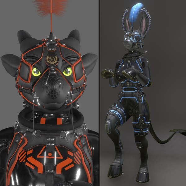 Kudalyn Jex & Dragon Draught Harness & Bridle (Ponyplay)