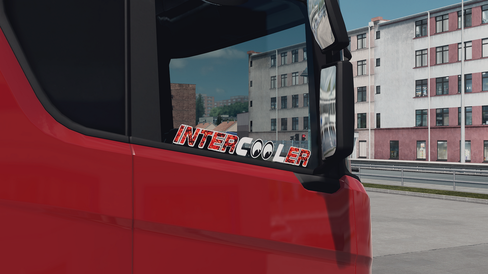 ETS2 Intercooler Danish Plush Side Window Sticker by WC Workshop