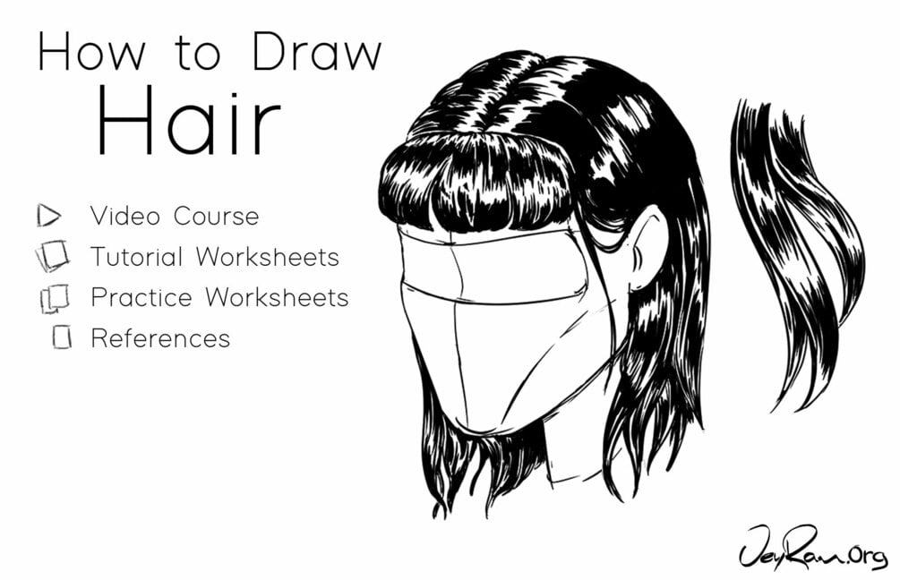 Hair drawing practice,any feedback? :) : r/learnart