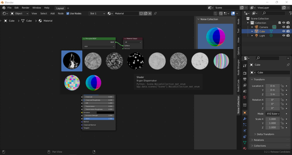 Noise Collection Blender Addon