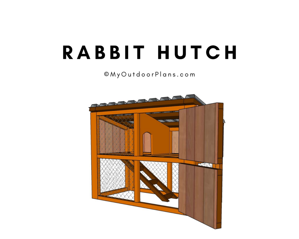 Simple rabbit outlet hutch plans