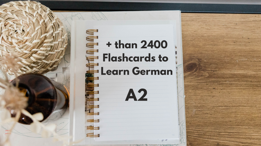 LEARN GERMAN A2 Wordlist Anki Flashcards