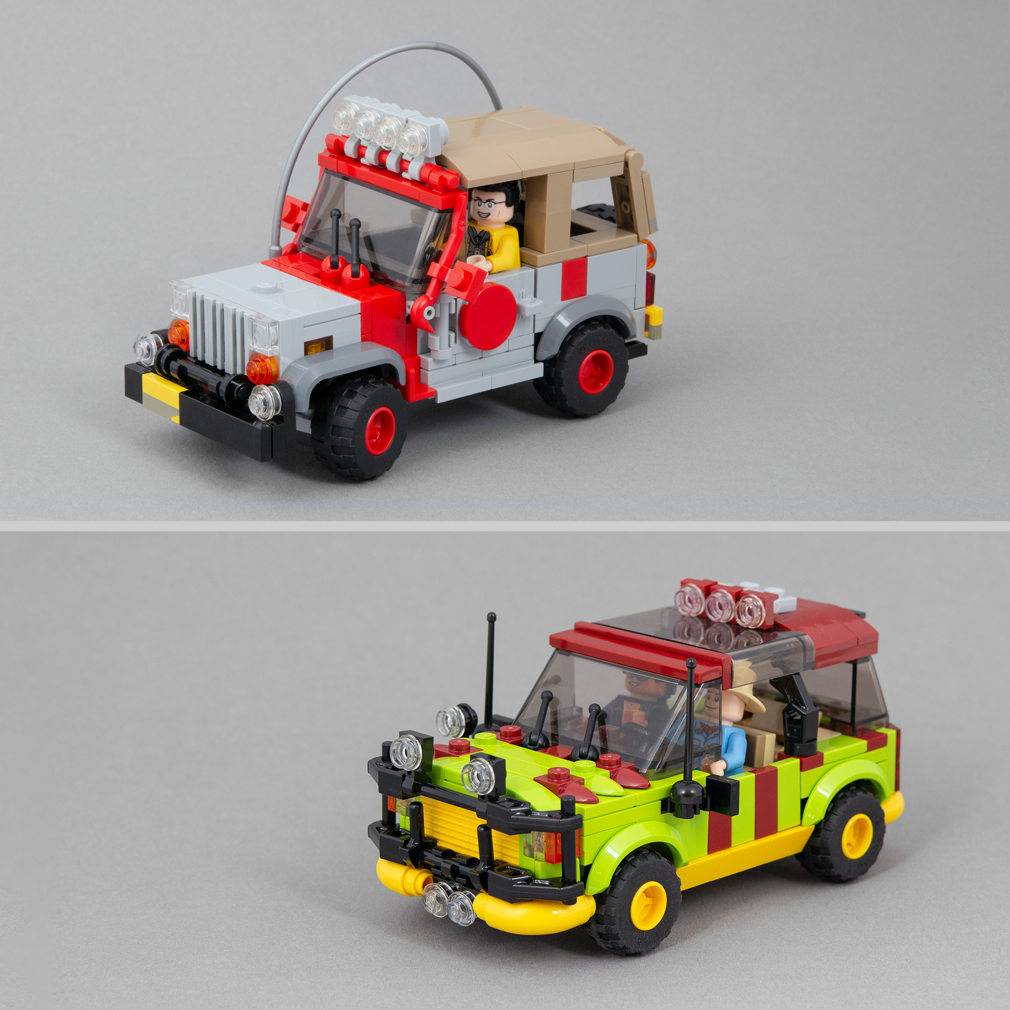 Lego jeep discount wrangler jurassic park