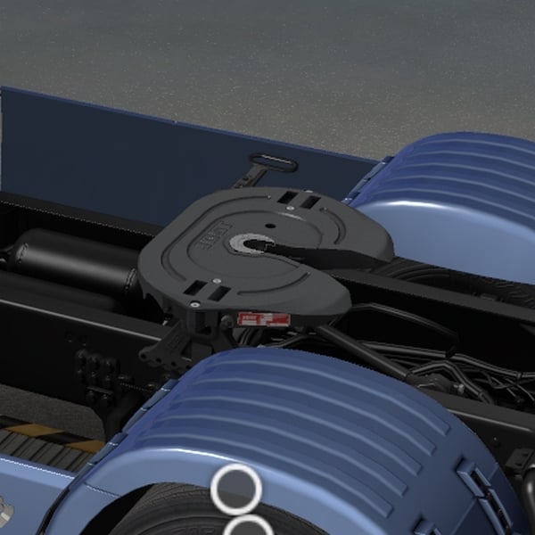 *[hook tuning part] Scania NG SCS JOST 5th wheel by WC007 D3SIGN