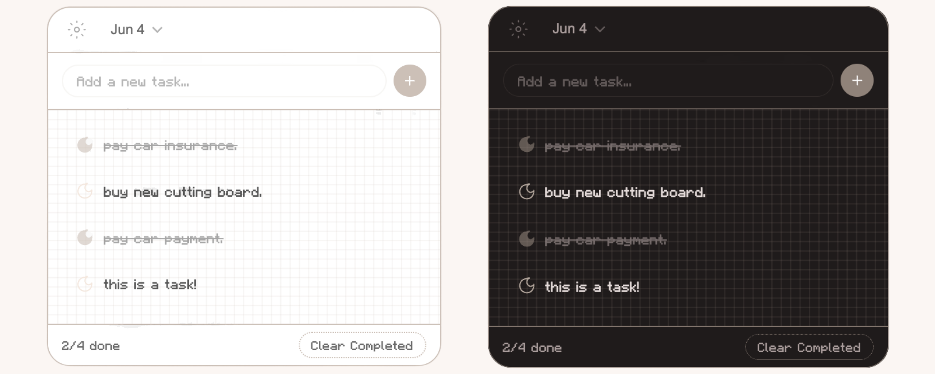 aesthetic to-do list and notion widget