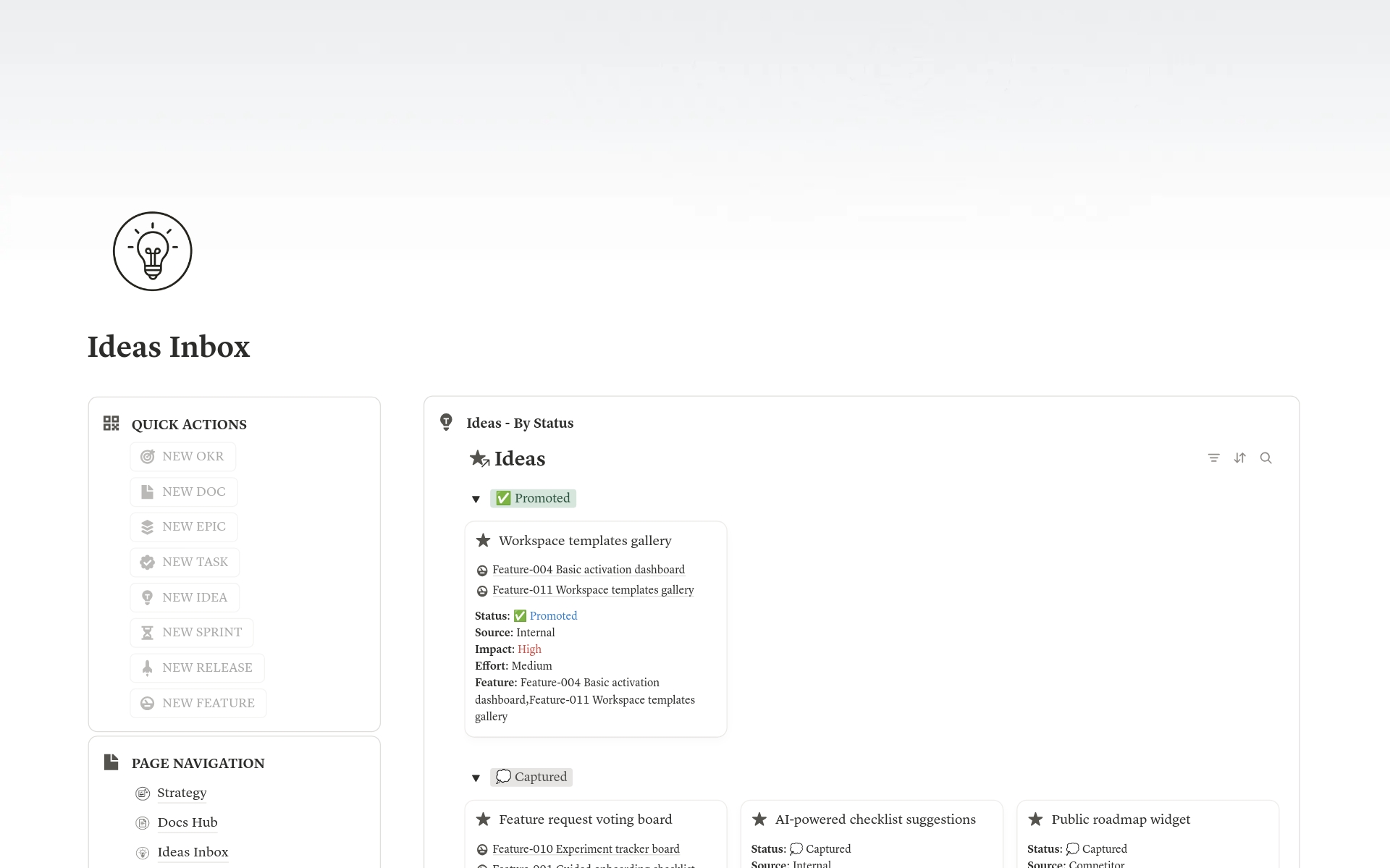 Product Strategy & Roadmap OS - For Product Leaders - view 2