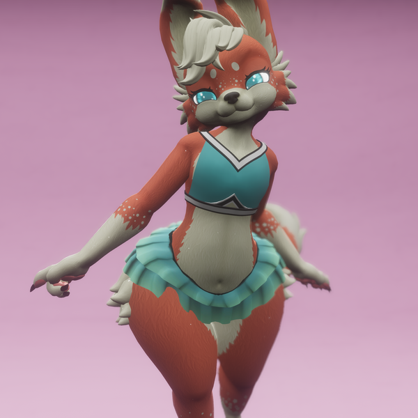 VRChat Cheerleader top for Arflin