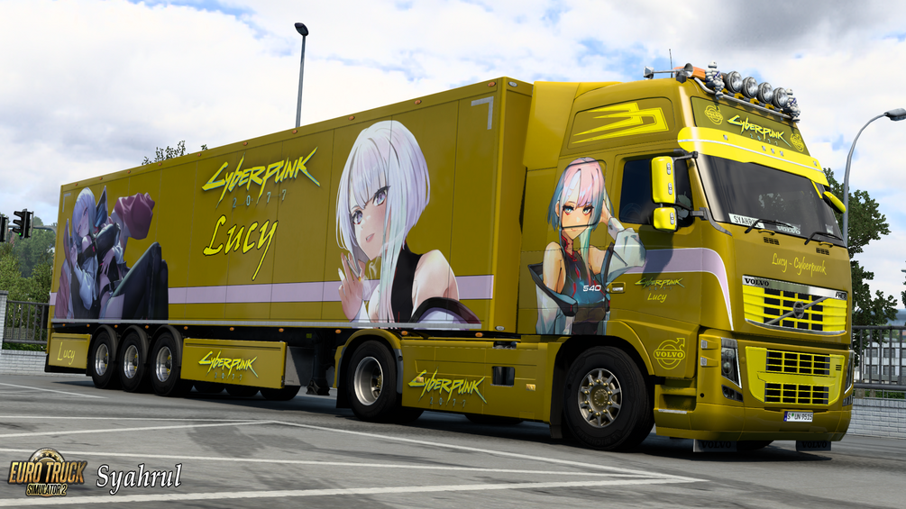 [ETS2] Lucy | Cyberpunk [Combo Skin] by Syahrul Itasha Truckstyling 痛トラック