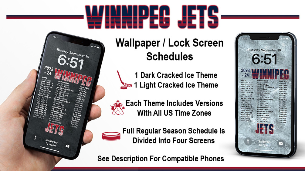 Printable 2023-2024 Winnipeg Jets Schedule