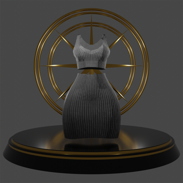 Knit Bodycon Set