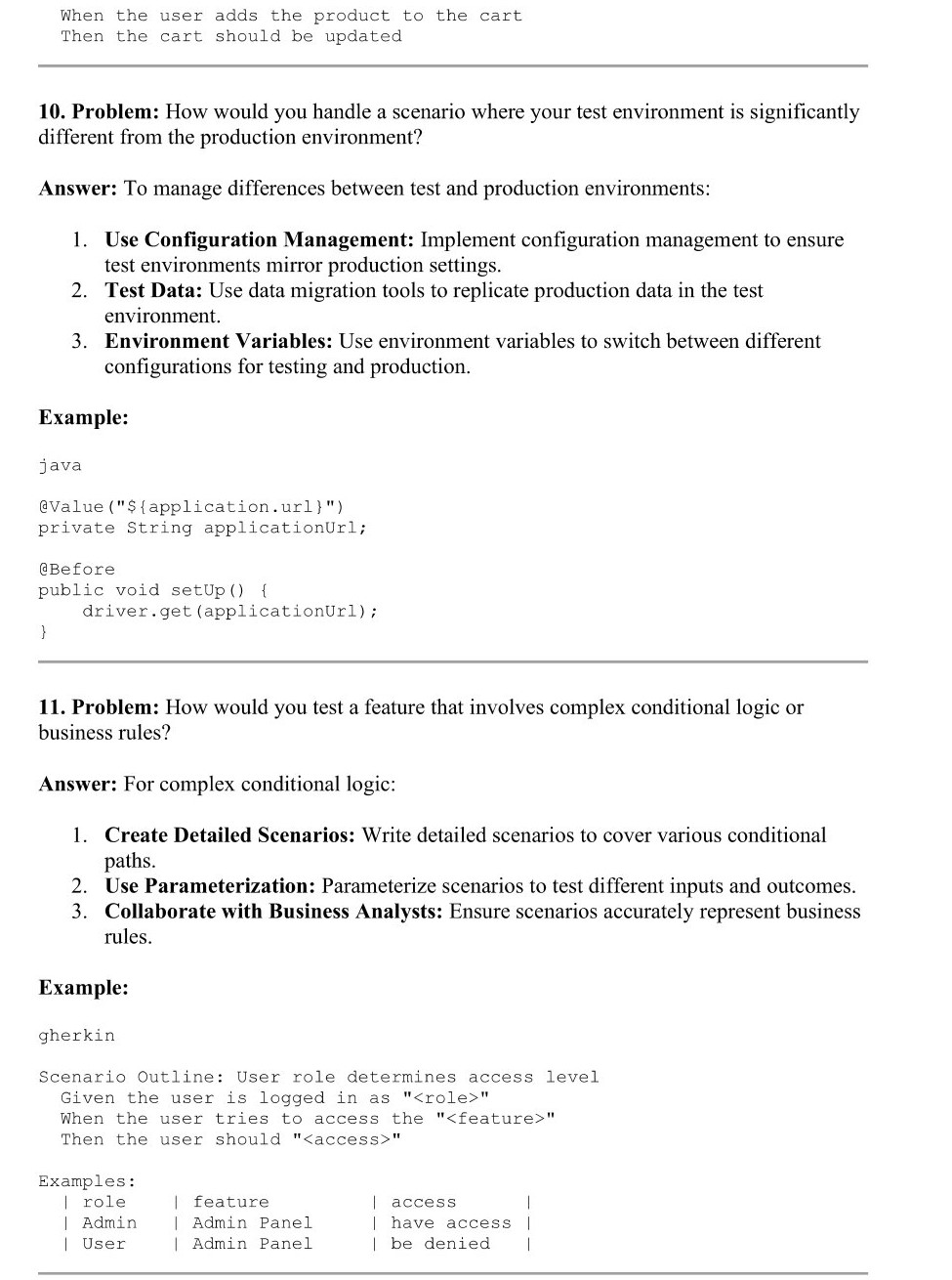 6 PDFs containing ALL Types of Most Asked Interview Q&A (Scenario-Based ...