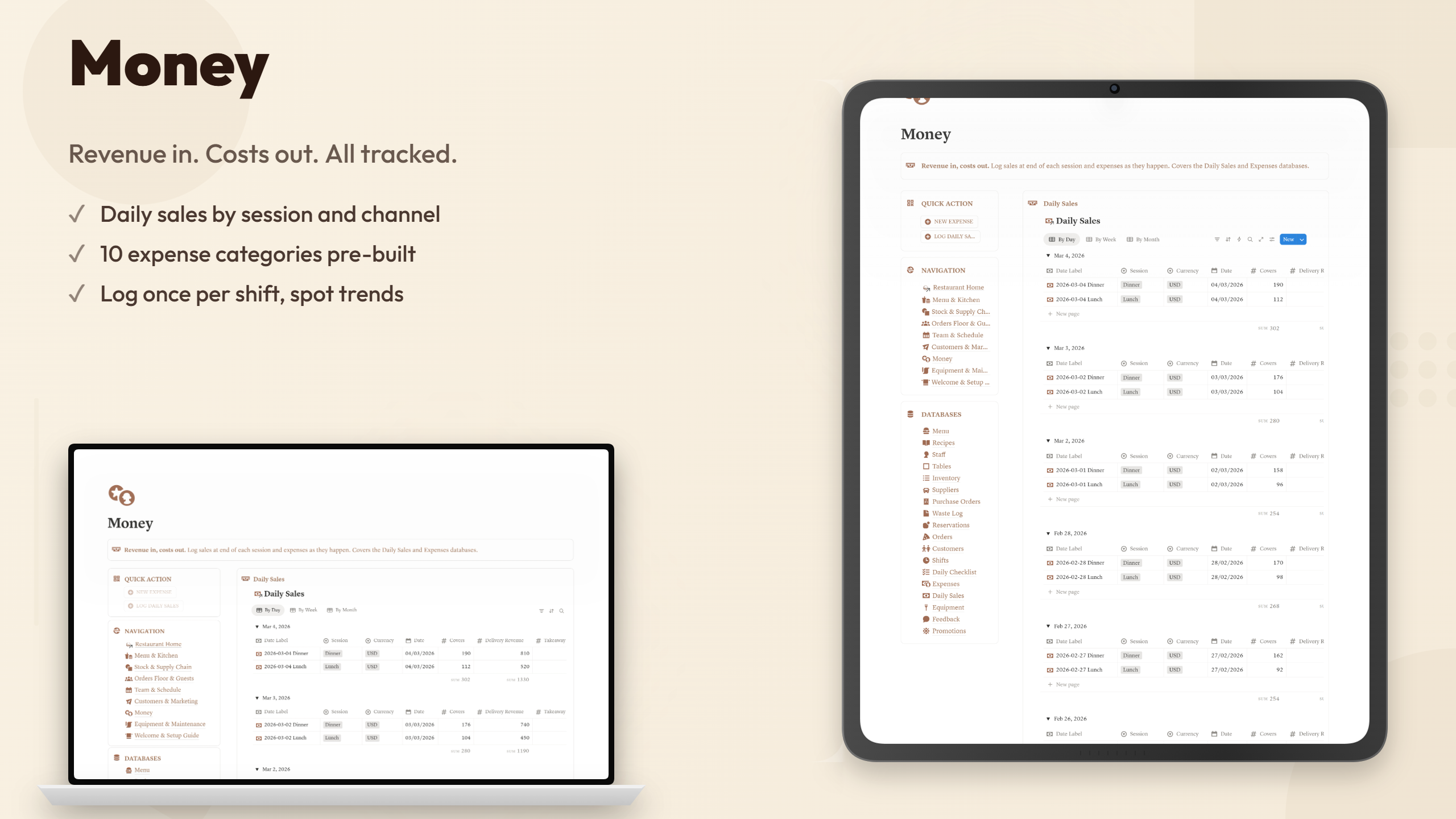 Restaurant OS - Menu, Inventory, Staff & Compliance - view 2