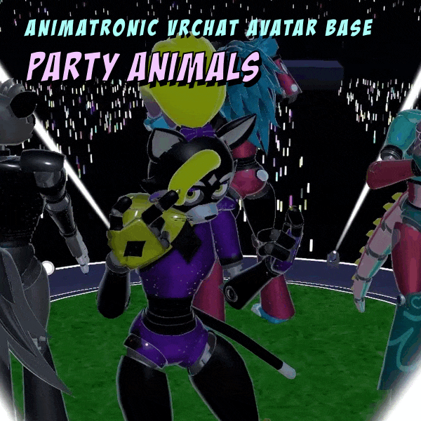 Party Animals - Customizable Animatronic VRChat Base