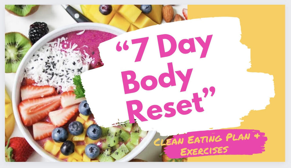 7 Day Body Reset (Cleanse Guide (lose up to 7 pounds, cleanse gut))