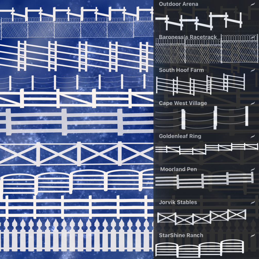 Free Fence Brushes for Procreate
