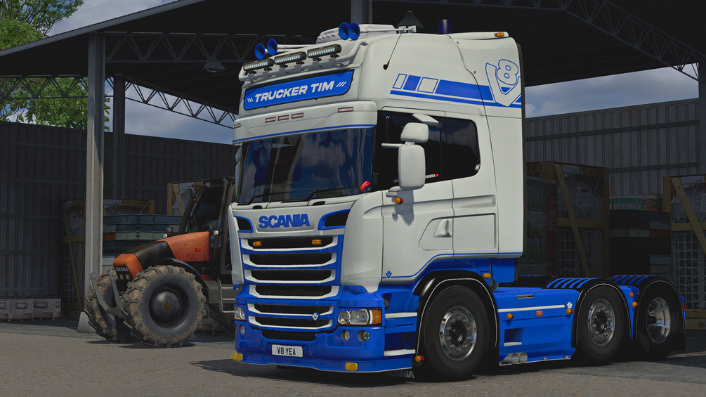 [ETS2] Scania RJL Single V8 Logo by L.W.J Modding