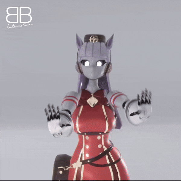 [Original 3D Model] UM4 Robot Golshi Avatar for VRChat [PC + Quest]