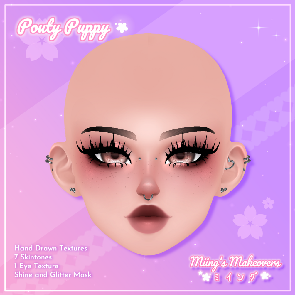 ♡ Celena Pouty Puppy Face Texture Pack ♡