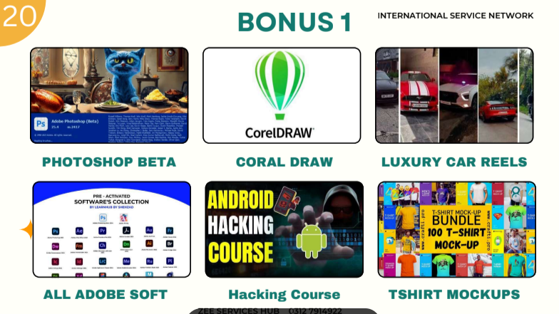 Mega Course Bundle for online earning 2025 in urdu