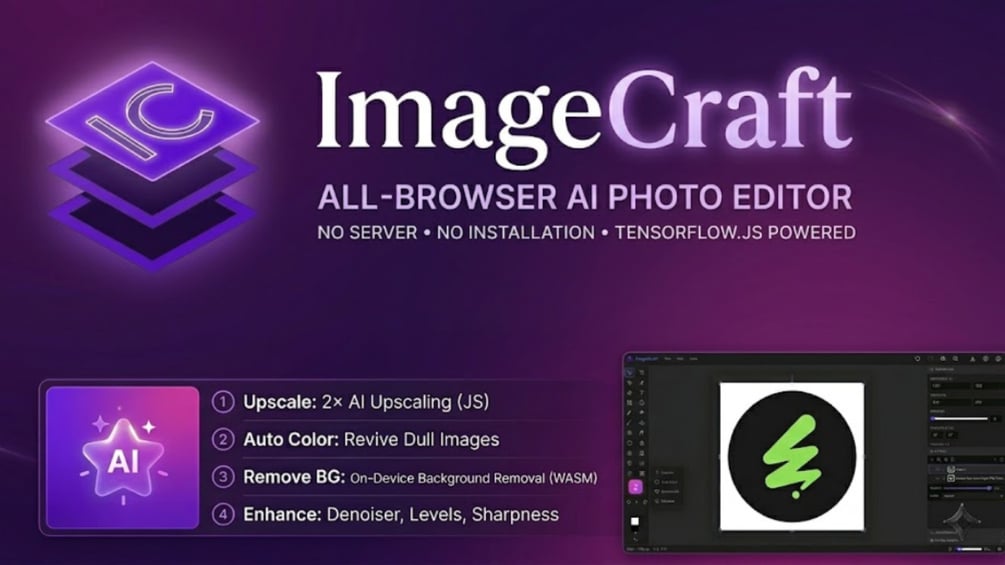 ImageCraft | AI-Powered Browser Image Editor