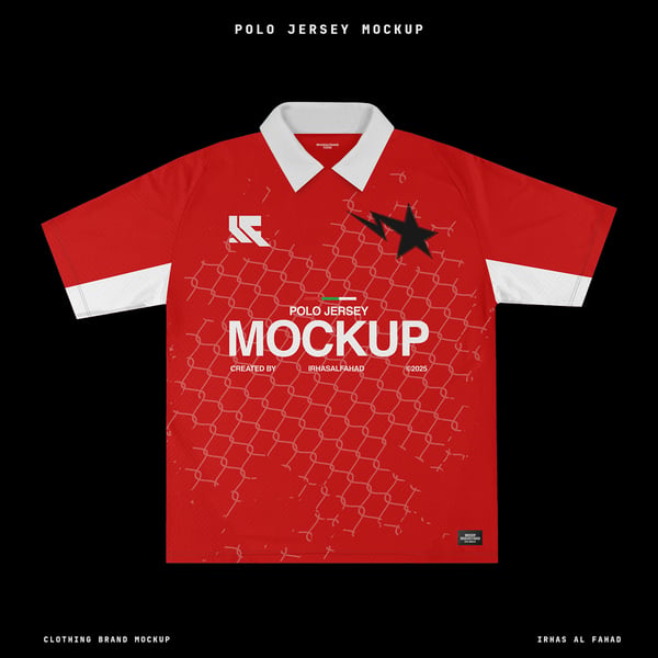 Polo Jersey Mockup