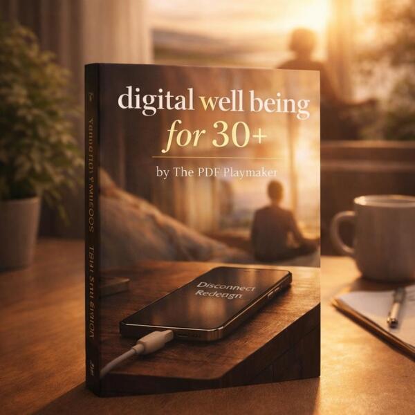 Digital Well-being For 30+ Guide Cover