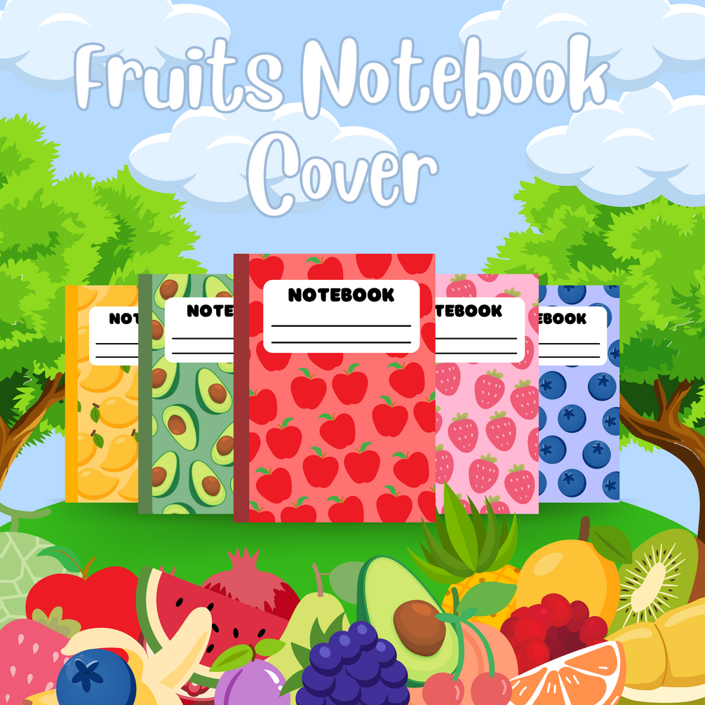 Fruits Theme Notebook Cover