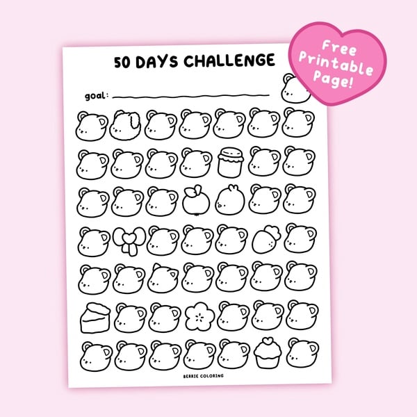 50 Days Challenge - Berrie Coloring 