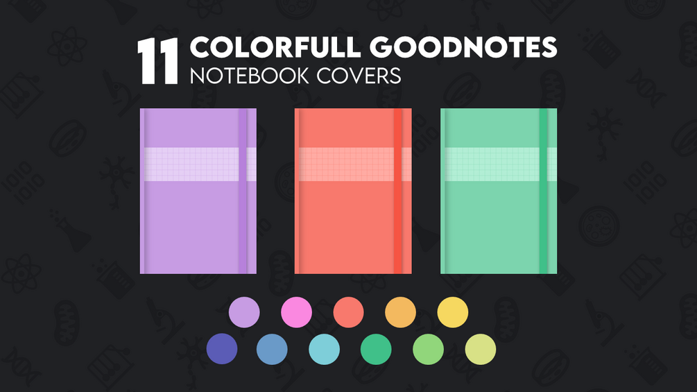Colorful Goodnotes Notebook Cover