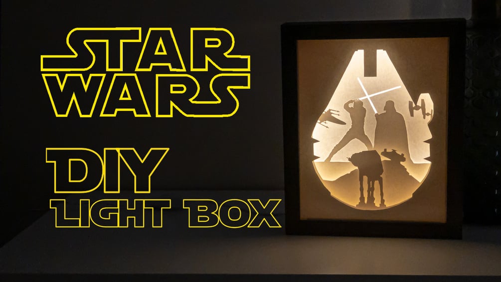 Star Wars Light Box SVG: Illuminate Your Fandom with DIY Creations