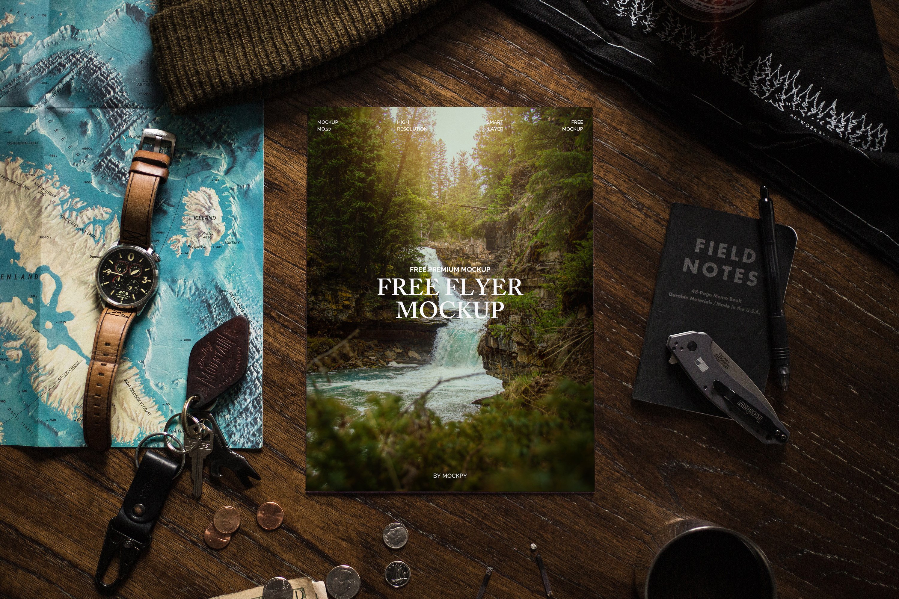 Free Flyer Mockup Mo.27