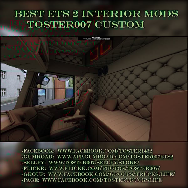 Interior Renault T Holland ETS 2 #2 by Toster007