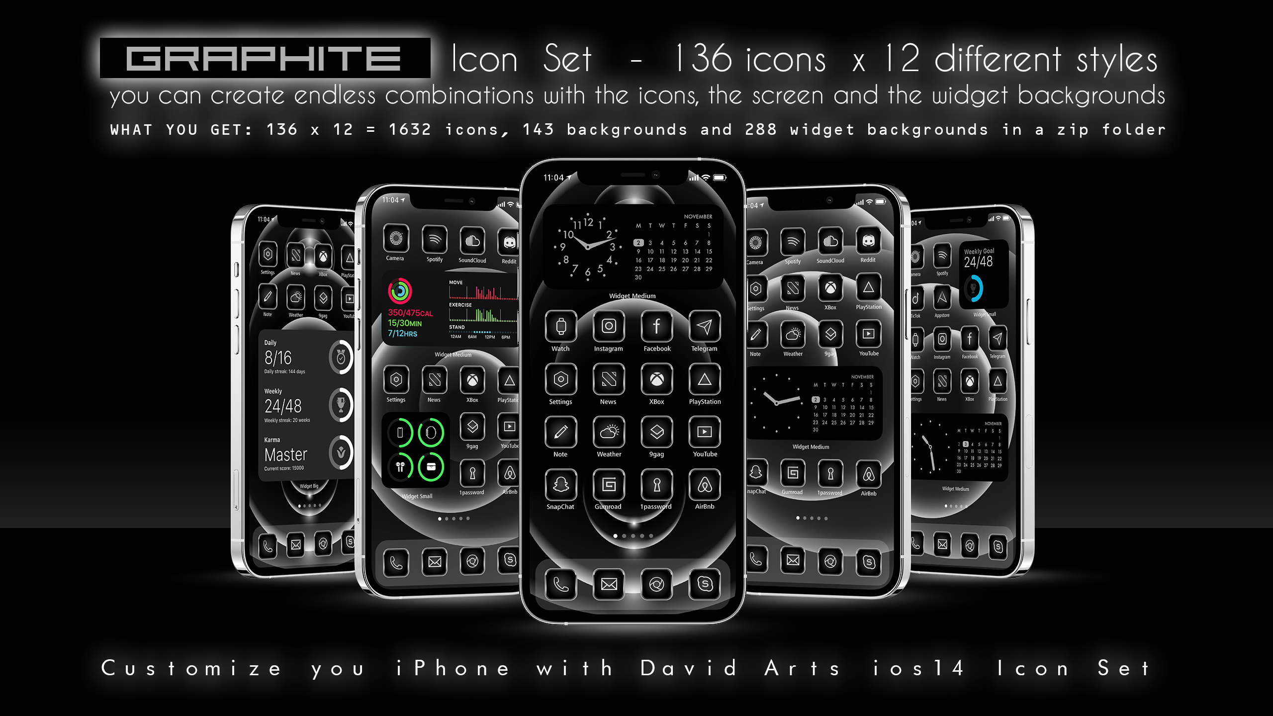 graphite-ios14-icon-set-1632-icons-12-different-styles-iphone