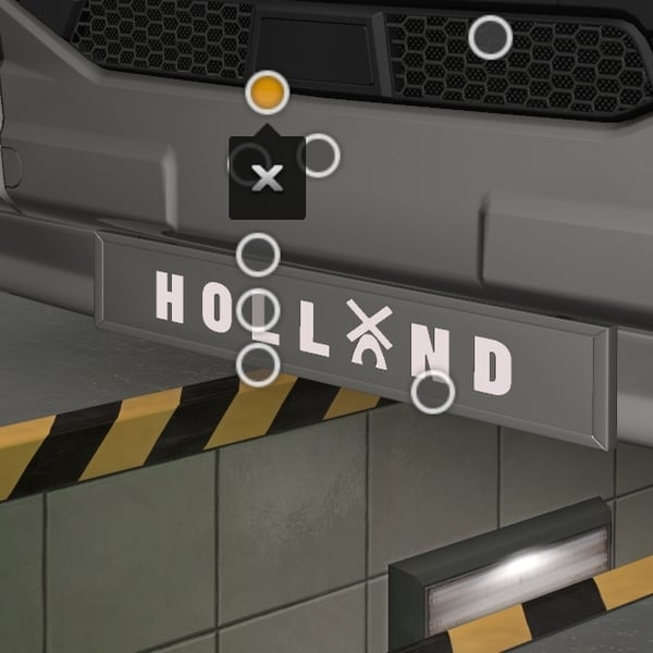 *[libox tuning part] Scania NG Holland lightbox for bumper extension (lipo) by WC007 D3SIGN