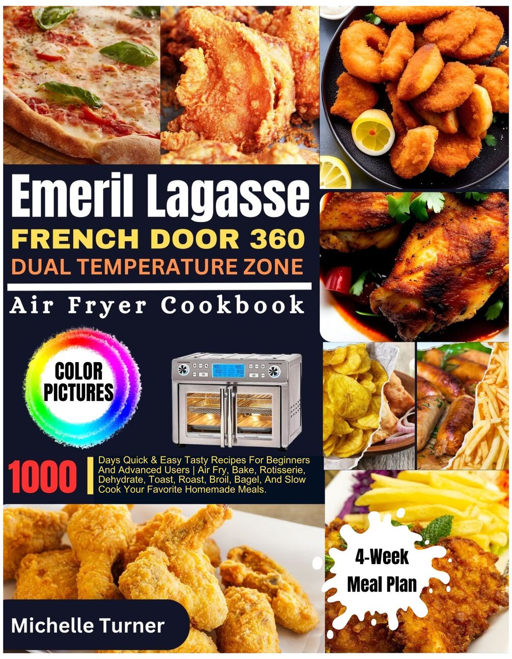 Emeril lagasse french door 360 dual zone air fryer cookbook 1000 days