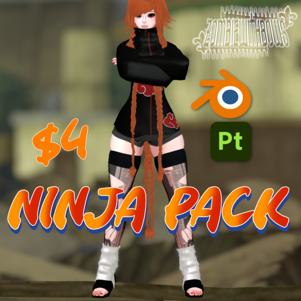 Akatsuki jacket+Ninja warmers