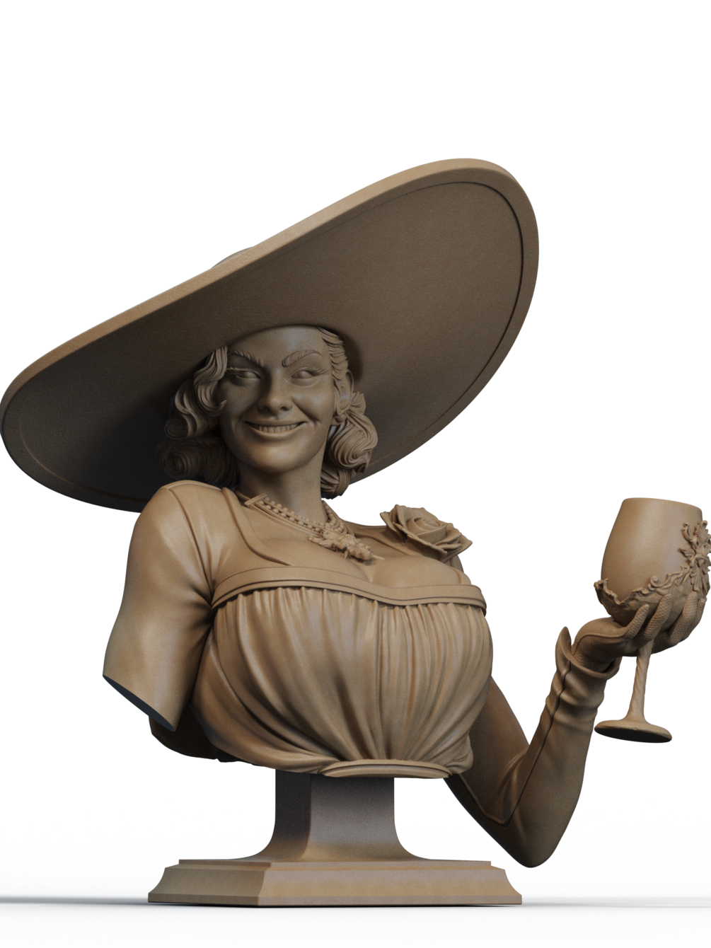 Lady Dimitrescu Bust 3D print