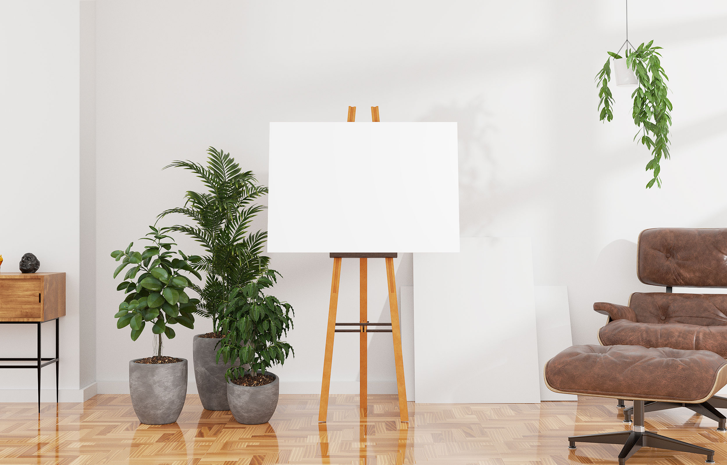 Art Studio Canvas Mockup Nr 1