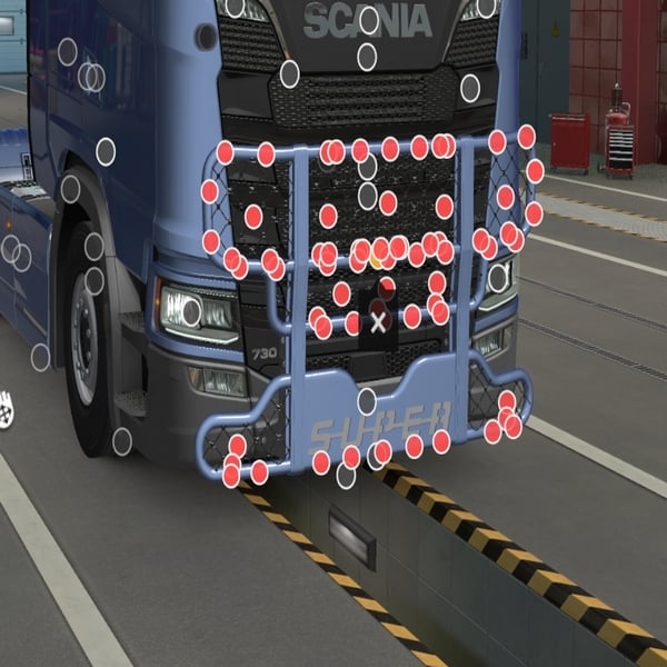 [bull bar tuning part] Scania NG NEW hypro bullbar V3 (Super sign black|paint version) by WC007 D3SIGN